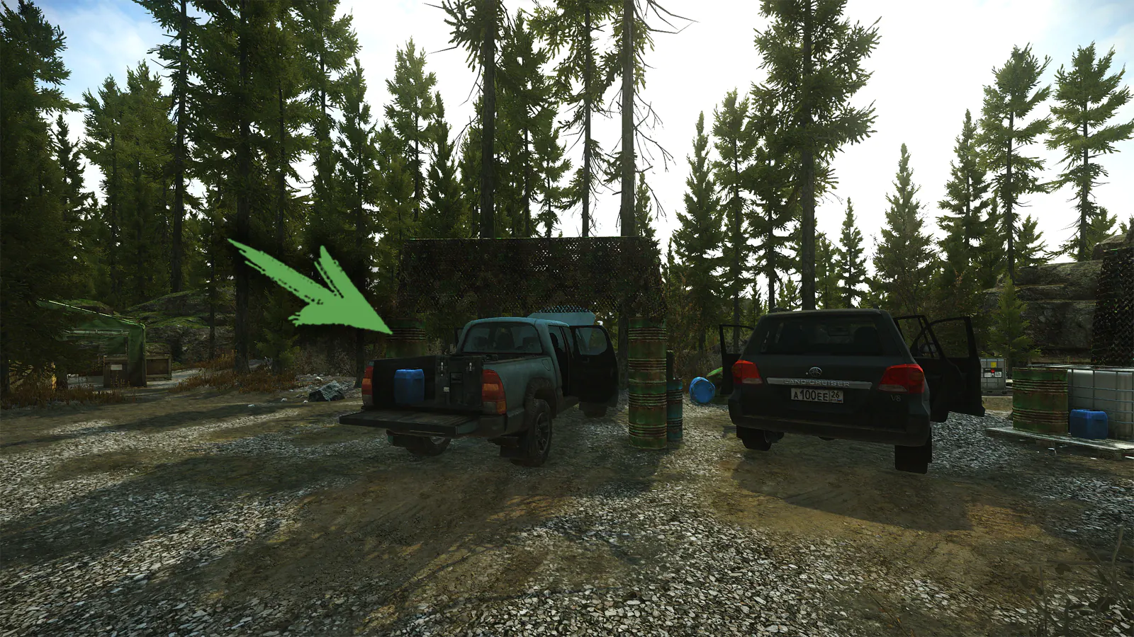 Временный лагерь USEC